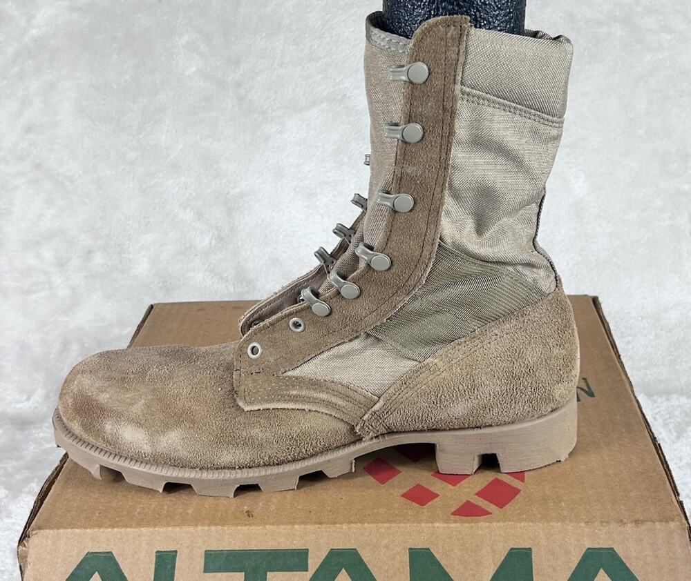 Altama Hot Weather Tan HW 3 Cage/Prime Army Combat Boots Mens US Size 12 XN
